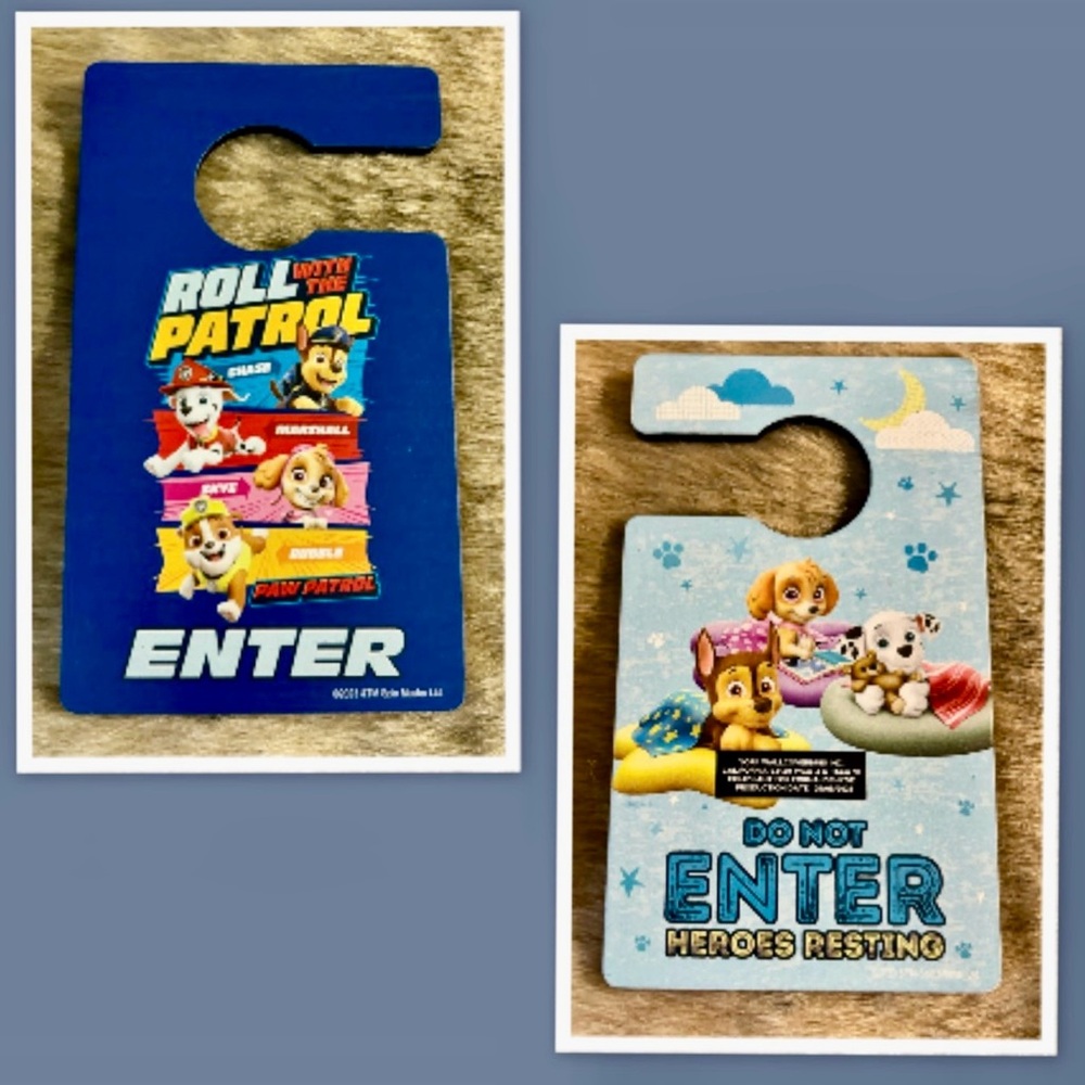 Paw Patrol Boys Custom Bedroom Door Knob Hanger